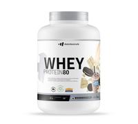 MASmusculo - Whey Protein80-2 Kg - WhiteChoc & Black Cookies - Suplemento Deportivo Puro de Calidad - Proteína Whey - Con Lacprodan de Arla y Suero de Leche - Ayuda a Aumentar la Masa Muscular