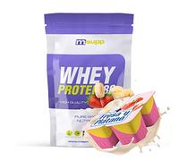MASmusculo - Whey Protein80-500 g - Fresa y Plátano - Suplemento Deportivo Puro de Calidad - Proteína Whey - Con Lacprodan de Arla y Suero de Leche - Ayuda a Aumentar la Masa Muscular