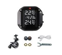 MASO 1 sistema de monitoreo de presión de neumáticos de motocicleta, sensor externo de presión de neumáticos, monitoreo en tiempo real de la presión y temperatura de los neumáticos para motocicleta de