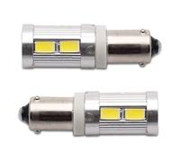 MASO 2 piezas H6W 10LED DRL luz lateral F30 F31 luces de freno de coche, luz trasera, xenón, blanco, Canbus BAX9S 433 434 300LM
