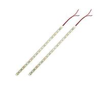 MASO 2 tiras de luces LED 5050 para coche, 12 V, luz LED flexible, luces interiores, lámparas blancas, 30 cm