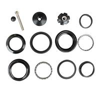 Maso 44mm MTB casco tapa superior Rodamientos 28.6mm (1-1/8 ") tubo horquilla aleación aluminio Bicicletas horquilla delantera Horquilla casco bicicleta tuercas reemplazo