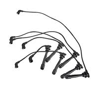 MASO 6 cables de encendido de bujía 1999-2005 Compatible con Hyundai Tusheng So*n/ata 2.7L, 6 piezas 2750137A00 negro