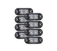 MASO 8 luces de marcador laterales de 12 V/24 V, universales, superbrillantes, indicadores de posición, luces LED delanteras traseras para camión, remolque, furgoneta, caravana, camión, autobús