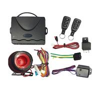 MASO Alarma de control remoto para coche, sistema de alarma antirrobo, alarma antirrobo, sensor de control remoto doble con llave remota