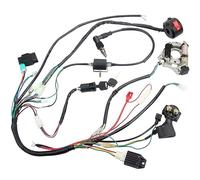 MASO Arnés de cableado eléctrico CDI para Dirt Bike Chino ATV QUAD 50/70/90/110/125CC, kit de arnés de bobina de encendido