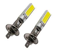 MASO - Bombillas LED para faros delanteros de coche (12 V, H1, 7,5 W, 6000 K, luces antiniebla súper brillantes, luces de conducción diurna, xenón blanco, 2 unidades)