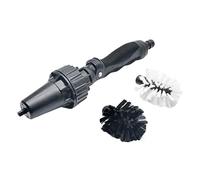 MASO Cepillos de limpieza de ruedas Cepillos giratorios accionados por agua para llantas de bicicleta de motocicleta de coche