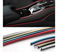 MASO Cinta de moldura para Interior de Coche, decoración Universal, 5 m, Tira 3D ABS Plateada con Herramienta Tiras Líneas Molduras Lnterior del CocheDecoración Accesorios Coche