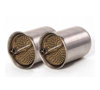 MASO - Deflector de silenciador DB Killer 51 mm, silenciador de escape universal con cancelación de ruido, silenciador extraíble para silenciador de ruido, 2 piezas