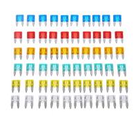 MASO Fusibles para coche, 60 fusibles codificados por colores, 5A/10A/15A/20A/25A/30A mini fusibles de coche