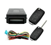 MASO - Kit de control remoto central para auto, cerradura universal de puerta con caja de control + 2 controles remotos de repuesto para cerradura central del coche