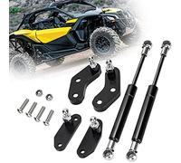 MASO Kits de abridor de puertas de aluminio anodizado billet, kits de abridor de puerta delantera y trasera, amortiguadores de puerta, compatible con Can-Am 2017-2022 Maverick X3