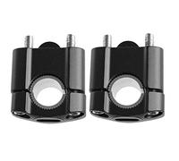 Maso - Par de elevadores de manillar de motocicleta universales de aleación de aluminio para manillar de 22 mm y 28 mm