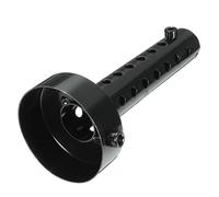 Maso - Silenciador de escape universal para motocicleta (kit de 2 unidades de 35 mm, 48 mm y 60 mm), color negro