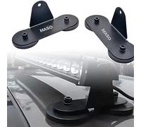 MASO - Soporte magnético universal para barra de luz LED para techo, 2 unidades, para coche todoterreno o camioneta 4x4