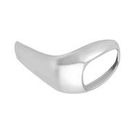 MASO Tapa para perilla de palanca de cambios de consola central, cubierta de cabezal de palanca de cambios central de coche, compatible con B/M*W X1 F48 2016-2021, serie 2 F46 2015-2017, plata mate