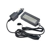 MASO - Termómetro digital para coche con pantalla LCD, de 12 V CC, medidor de temperatura interior y exterior para camión y coche