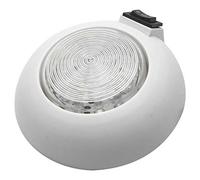 MASO Utra Slim - Foco LED interior de 12 V CC para caravana, furgoneta, autocaravana, barco, blanco y azul con interruptor de encendido/apagado