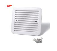 MASO Ventilador de escape de refrigeración Ventilación de ventilación de aire 12 V CC multifunción montado en estante ventilador de ventilación lateral para RV, autocaravana, caravana