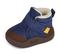 MASOCIO Botas Bebe Niño Niña Invierno Patucos Botines Botitas de Nieve Bebé Zapatillas Casa Zapatos Primeros Pasos Azul Marino Talla 23 (Taglia Produttore: CN 20)