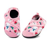 MASOCIO Escarpines Niña Calcetines Zapatillas de Agua Verano para Playa Piscina Zapatos Natacion Bebe Antideslizante Rosa (Talla Fabricante: CN 34/35) EU 31/32