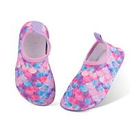 MASOCIO Escarpines Niño Antideslizante Calcetines Zapatos de Agua Verano para Playa Piscina Zapatillas Natacion Talla 35 36 EU Escamas (Talla Fabricante: CN 38/39)