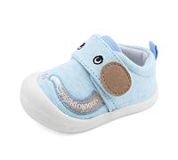 MASOCIO Zapatillas Bebe Niño Zapatos Primeros Pasos Niña Deportivas Bebé Calzado Antideslizante Talla 19.5 Azul (Talla Fabricante: CN 15)