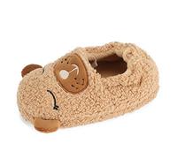MASOCIO Zapatillas de Estar por Casa para Niño Invierno Animales Pantuflas Zapatillas Casa Oso Talla 27 28