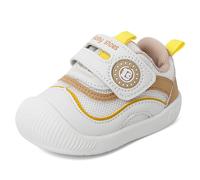 MASOCIO Zapatos Bebe Niño Niña Primeros Pasos Bebé Zapatillas Respetuoso Deportivas Calzado Respetuosas Antideslizante Talla 21.5 Blanco