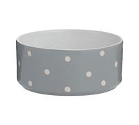 Mason Cash Cuenco para Perro, diseño de Lunares, 18 cm, Color Gris