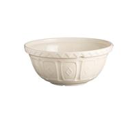 Mason Cash Colour Mix Cream S18-Cuenco de cerámica Resistente a Las astillas, 26 cm, Gres, Crema, 2.7 Litre/26 cm