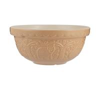 Mason Cash in The Forest Bear - Cuenco para mezclar de 2 litros | 24 cm Cane S24 de gres para pan, pasteles, galletas, pastelería y mezclas de pudín, diseño de bosque en relieve