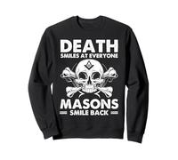 Masón Cráneo Cita Muerte Sonrisas Mason Humor Masonería Sudadera