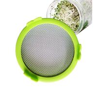 Mason Jar Sprout Tapa | Gérmenes brotes acero inoxidable, tapa para brotes semillas germinación interior para brócoli alfalfa