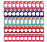 Mason Jar Valentines Cards | Mason Jar Shaped Valentines Day Candy Cards | Funny 50 Party Favors for Boys and Girls Class Classroom, Candy Not Included