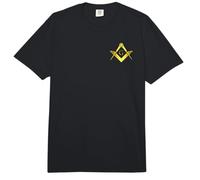 Masón Símbolo Escuadra y Compás Gran Logia Masónica Comfort Colors Adult Heavyweight T-Shirt