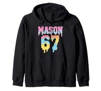 Mason Six Seven 6 7 Meme Divertido Chiste Internet Viral Alpha Sudadera con Capucha
