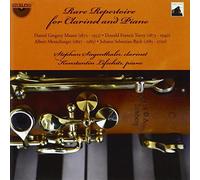 Mason, Tovery, Moeschinger, Bach : uvres pour clarinette et piano. Siegenthaler, Lifschitz.