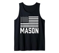 Mason USA Forename Nombre Personalizado Cumpleaños Camiseta sin Mangas