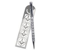Masonic Ballpoint Pen and Bookmark Set in Presentation Box