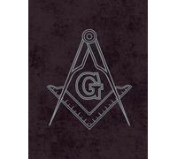 Masonic Journal | Square & Compasses - Wisdom & Order | Esoteric Lined Notebook | 8.25x11 in (Hardcover): 180 Lined Pages with Masonic Symbolism - Ideal for Clarity, Focus & Reflection BLACK