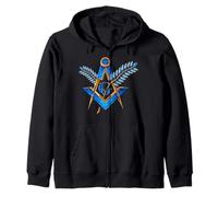 Masonic_symbol con "Acacia_Braxes, Death_ no my_end" S&C Sudadera con Capucha