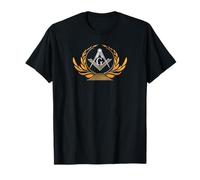 Masonic_symbol con "Artful_wreath and Stairs of Journey" S&C Camiseta