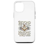 Masonic_Symbol con Beyond The_Rituals, Masonic_Virtues S&C Carcasa para iPhone 12/12 Pro
