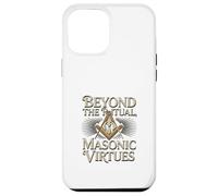 Masonic_Symbol con Beyond The_Rituals, Masonic_Virtues S&C Carcasa para iPhone 12 Pro MAX