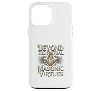 Masonic_Symbol con Beyond The_Rituals, Masonic_Virtues S&C Carcasa para iPhone 13 Pro MAX