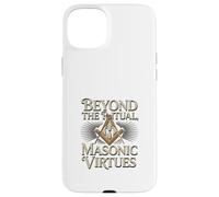 Masonic_Symbol con Beyond The_Rituals, Masonic_Virtues S&C Carcasa para iPhone 15 Plus