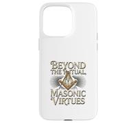 Masonic_Symbol con Beyond The_Rituals, Masonic_Virtues S&C Carcasa para iPhone 15 Pro MAX