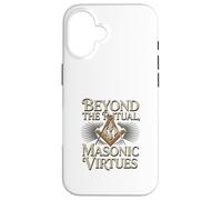 Masonic_Symbol con Beyond The_Rituals, Masonic_Virtues S&C Carcasa para iPhone 16